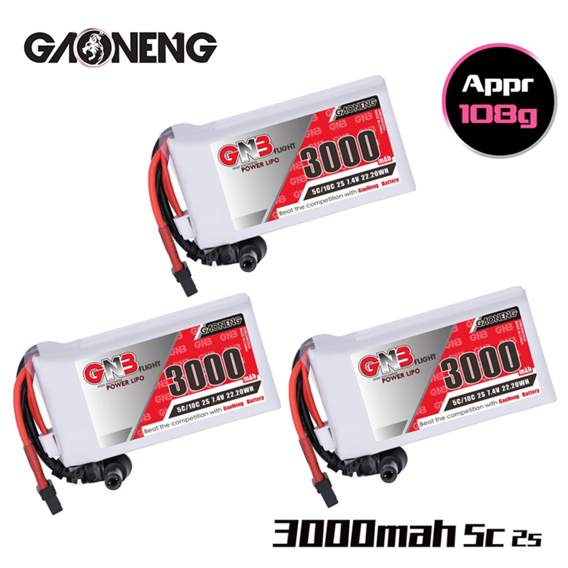 1/2/3/4/5PCS Bateria Lipo GNB  - Skyzone Sky04X Pro Oled Fpv Goggles avaliação e preço